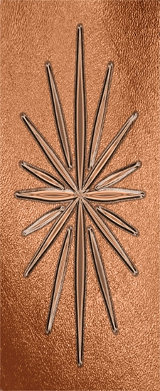 693 DLJ-603-CP Starburst Copper